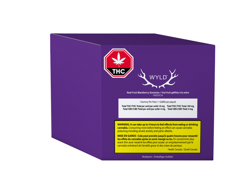 Wyld – Blackberry – Real Fruit Gummies – Multipack