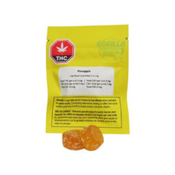 Gorilla Garden - Pineapple Live Hash Rosin Gummies