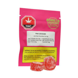 Gorilla Garden - Pink Lemonade Live Hash Rosin Gummies