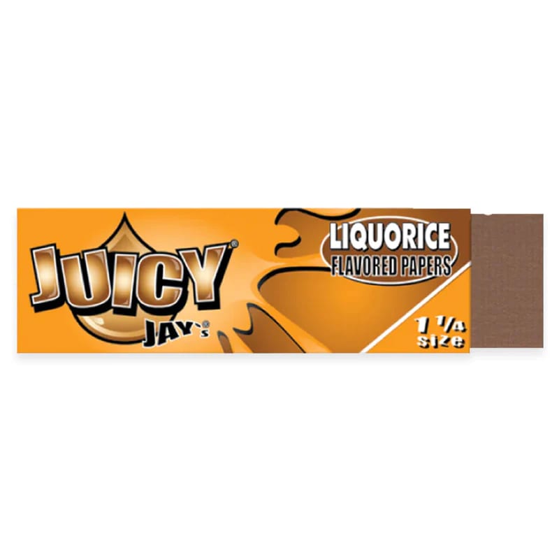 Juicy Jay's - 1.25" Rolling Papers - Liquorice