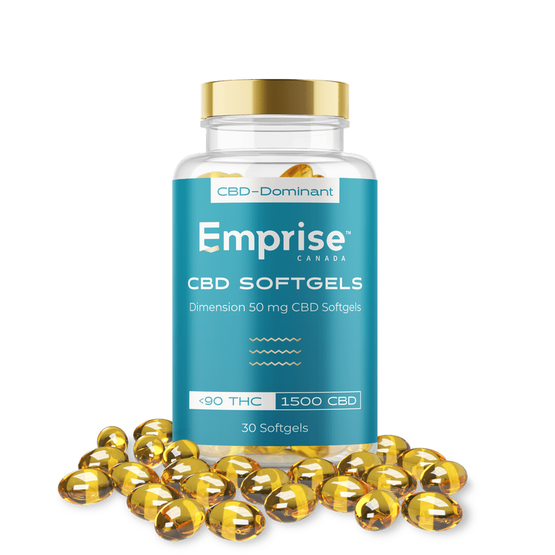 Emprise – Dimension CBD Softgels – 30 x 50mg
