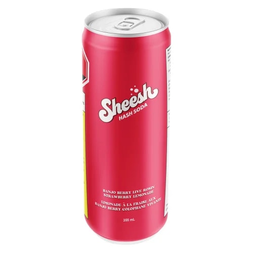 Sheesh Hash Soda - Banjo Berry Live Rosin Strawberry Lemonade