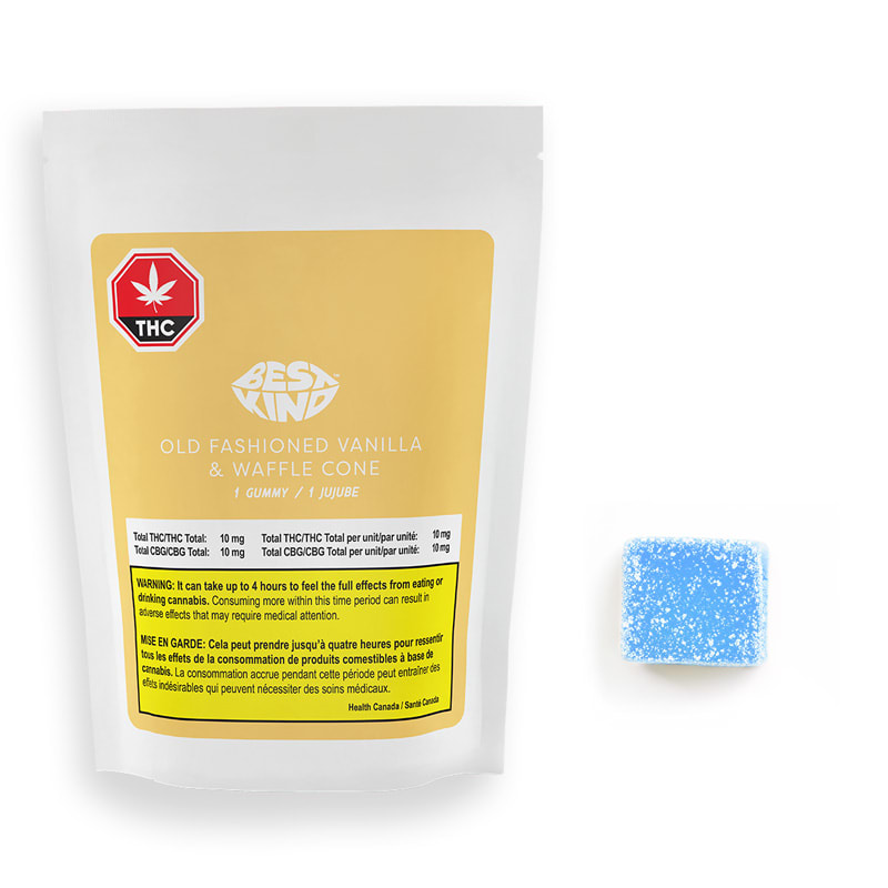 Best Kind - Old Fashioned Vanilla & Waffle Cone Gummy - 10mg
