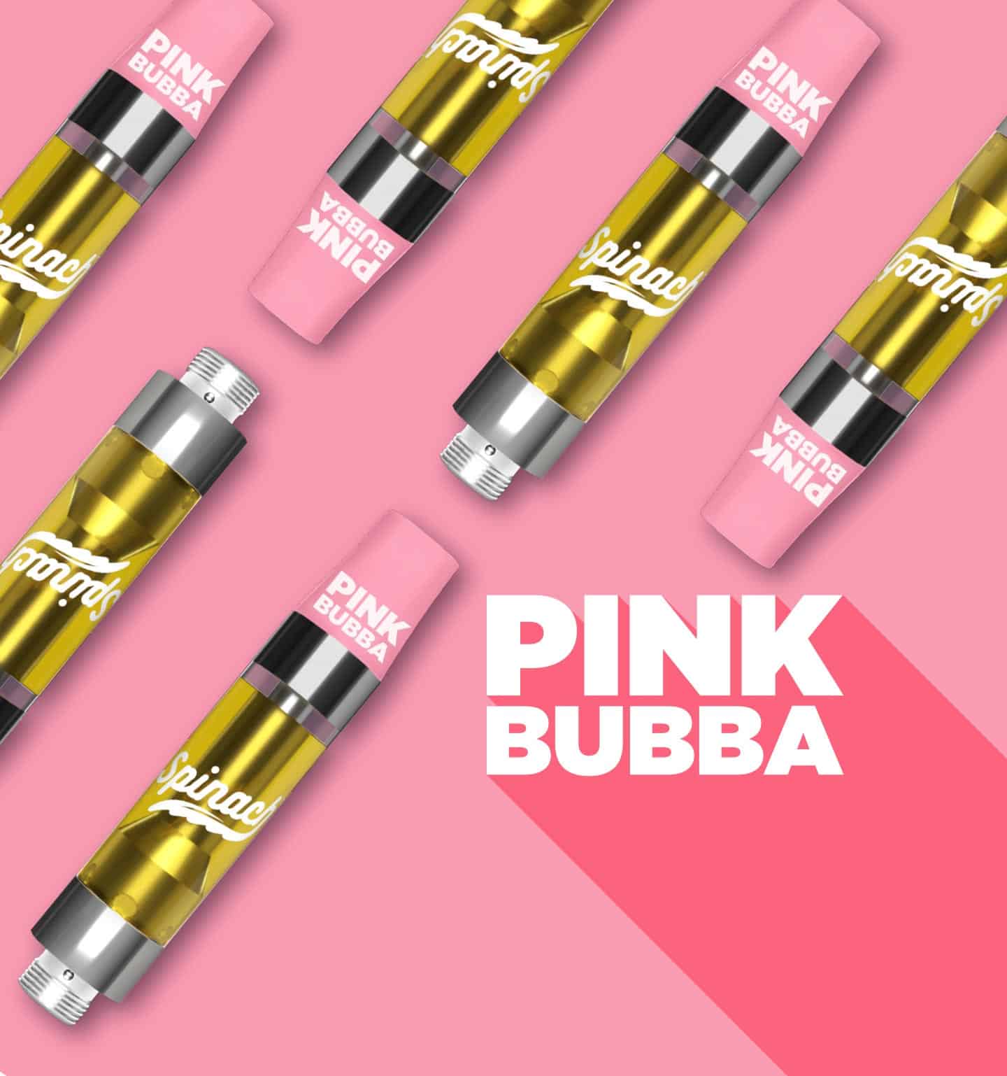 Spinach - Pink Bubba Liquid Diamond - 510 Cart